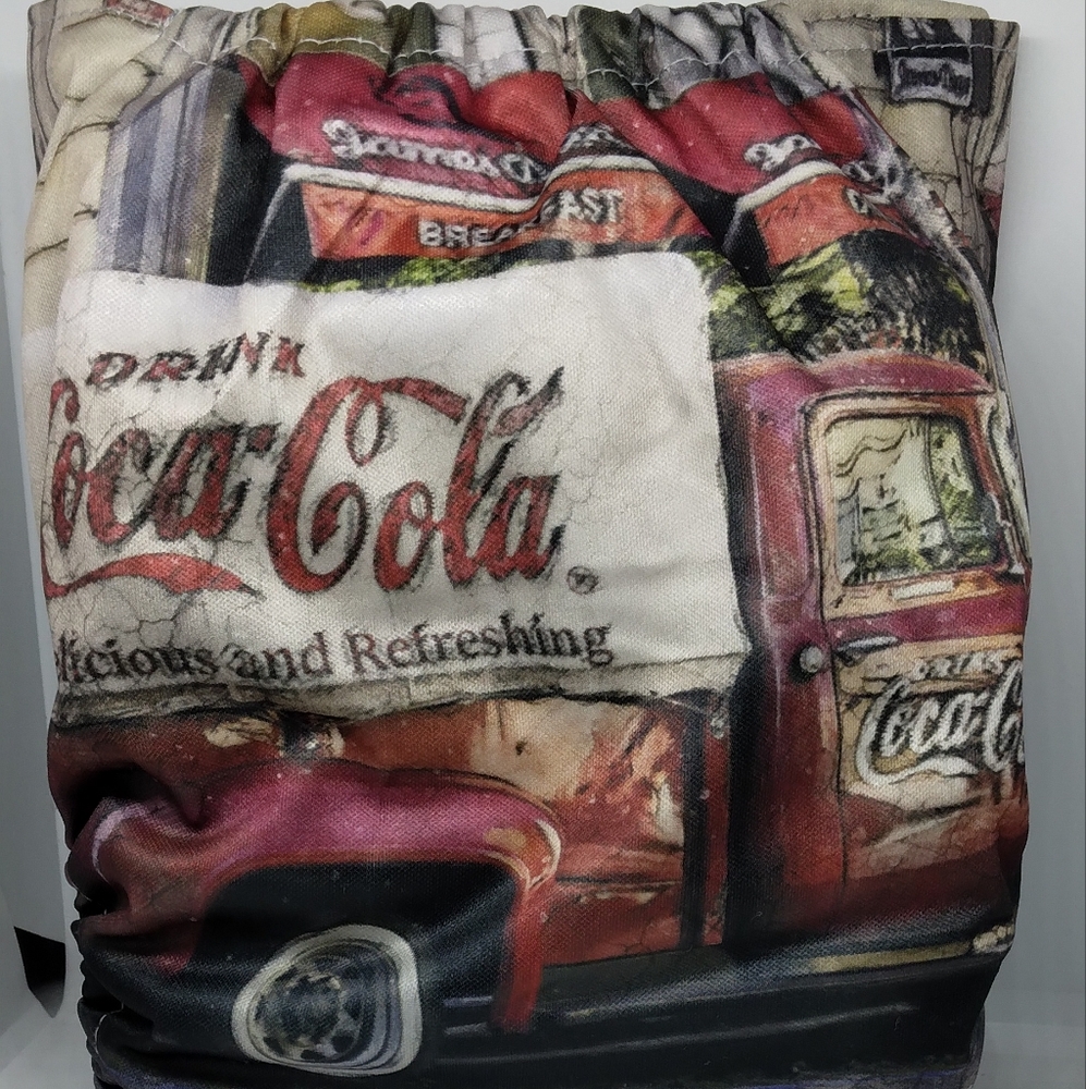 Vintage coca cola cloth diaper